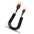 thumbnail image 1 of Matsuzay Cable de carga Cable de de teléfono móvil retráctil Teléfono inteligente Viaje Cable de datos de plástico de cobre reemplazable Electrónica No.02, 1 of 6