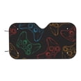 thumbnail image 7 of Balery Gamepad Joystick Game Print Car Windshield Sun Shade,Windshield Sunshade for Car Pickup Truck SUV Accessories-Small, 7 of 7