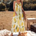 thumbnail image 2 of Various Fruits Sleeveless Dress Woman Fashion Long Dresses Women's Summer Suit Dress Summer 2025 Women, 2 of 7