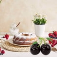 thumbnail image 4 of Jiibva Fake Cherry, 1pc Artificial Fruits Model Fruit, Fake Red Cherries, Artificial Lifelike Simulation Small Red Black Cherries for Home Kitchen, 4 of 7