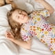 thumbnail image 5 of Balery Colorful Floral Conjunto de Pijama Infantil de Manga Corta con Estampado – Ropa de Dormir de Algodón Suave-XX-Large, 5 of 6