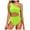 b-Yellow, variant on Wijhcboe 2025 Women's High Waisted Swimsuit Sexy Bikini Women's Tight Sexy Hollow Pearl Bikini Out Swimsuit In Stock Metallic Bikini Swimwear Dresses Red And Yellow Bikini