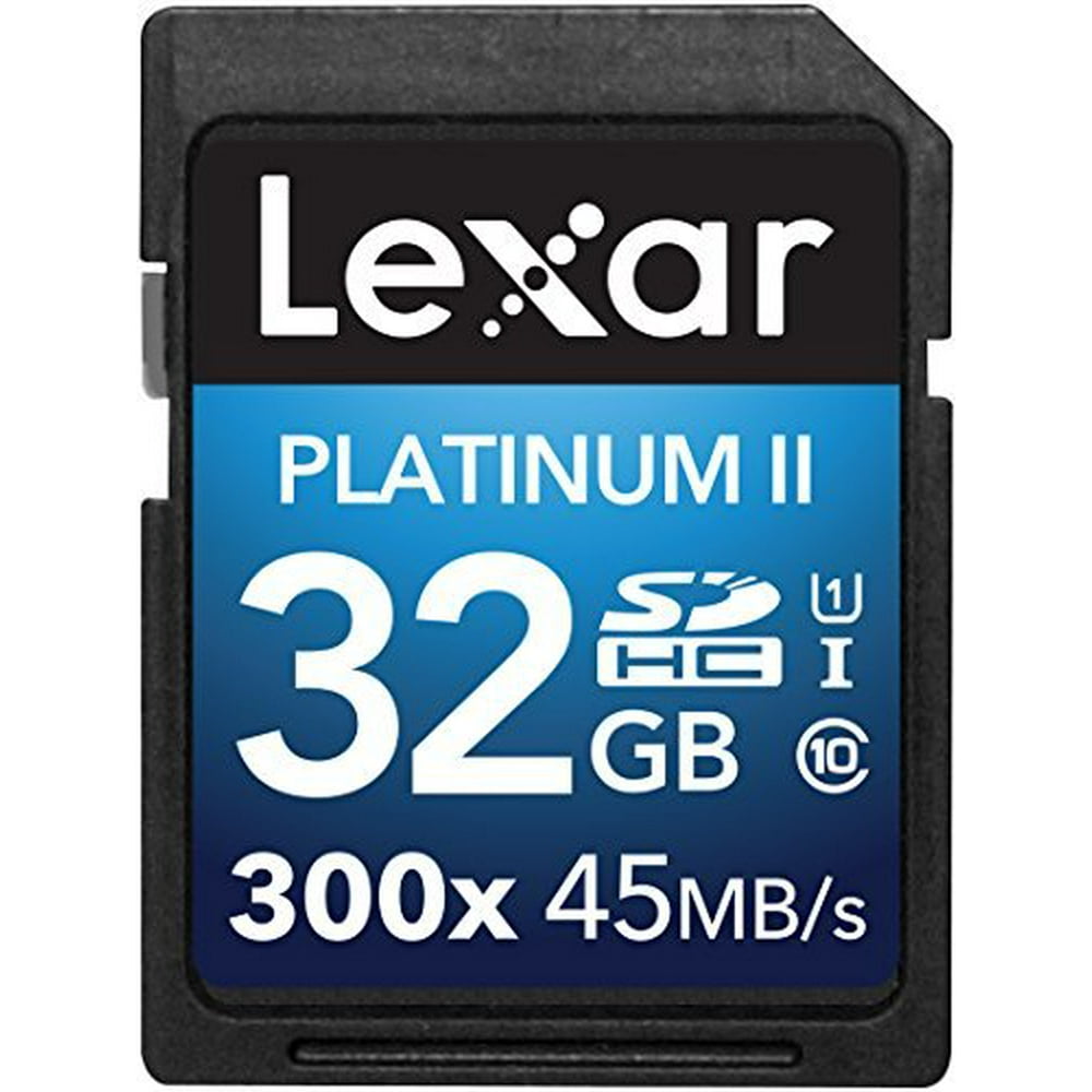 Lexar Platinum II 32GB 300x C10 SDHC UHS1 Memory Card