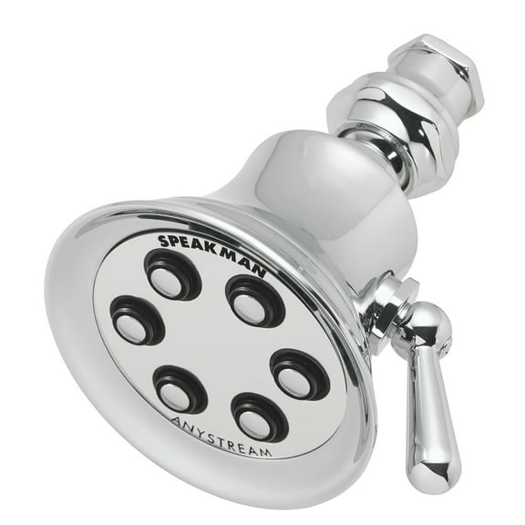 Speakman S-2254-E175 Retro Multi-Function Shower Head for Stylish Bathroom Décor, 1.75 GPM, Polished Chrome