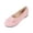Pink, variant on Office Work Shoes, Women's Buckle Detail Flats Comfortable Low Profile Dress Shoes with Flexible Walking Sole and Easy Everyday Style Flat Sole Shoes Ballet Commuter Shoes Flats, Hot Pink US-10/EU-43