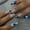 Stiletto Star Blue, variant on Fofosbeauty 24pcs Press on False Nails Tips, Almond Fake Acrylic Nails, Simple Blue and White Ripples