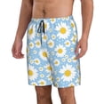 thumbnail image 2 of Fotbe Daisies Flowers Trajes de Baño Estampados para Hombre, Shorts de Verano de Secado Rápido, Ropa de Playa, Bañadores-XX-Large, 2 of 6
