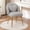 Grey, variant on Hobooment Makeup Chair Comfy Vanity Stool for Bedroom, Living Room or Home Office Compact Accent Chair Small Office Chair with teddy fabric, Green