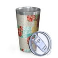 thumbnail image 2 of 16oz Tumblers Pioneer Flower Stainless Steel Vacuum Insulated Double Wall Travel Tumbler Cups Mug with Lid and Straw,Cleaning Brush for Coffee,Tea, 2 of 4