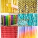 thumbnail image 4 of Cortinas de seda de lluvia de color macarrón, cortinas decorativas con borlas, materiales plásticos coloridos, colores deslumbrantes, utilizadas para festivales, fiestas y otras decoraciones de, 4 of 8