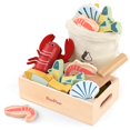 thumbnail image 1 of Juego Alimentos Madera PairPear Mariscos U15008, 1 of 5