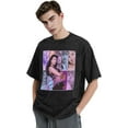 thumbnail image 4 of Selena Quintanilla Men's Shirt Music Vintage Graphic Drop Shoulder Washed Short Sleeve Cotton Oversize T-Shirt, 4 of 7