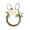 D, variant on KUNPENG Easter Bunny Wreaths for Front Door with Eggs and Soft Blooms, Small Easter Wreath for Door and Mantel Decor, Easter Decorations for the Home Table Centerpiece