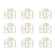 thumbnail image 5 of 100 clips de papel para evitar resbalones en forma de cámara decorativos de metal pequeños clips para documentos de papel dorado, 5 of 5