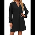 thumbnail image 3 of Vestidos de Verano para Mujer, de Larga, Informales, para Vacaciones en la Playa, Moda 2025 Negro XXL, 3 of 8