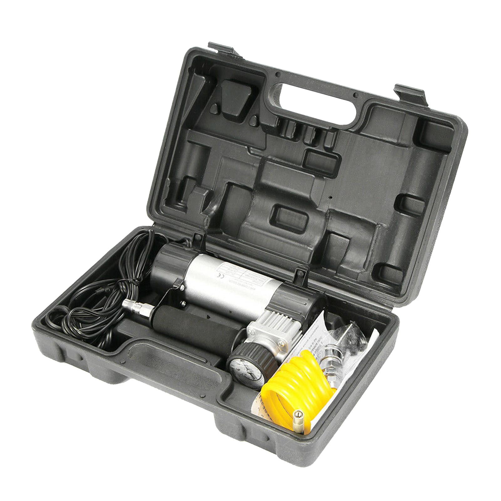 100PSI Car Tire Air Compressor Pump Carrying Case for Motorcycle Tire Inflator