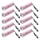 thumbnail image 1 of 10X Outdoor Mini Pink Rubber Coated 9-LED Flashlight Torch, 1 of 5