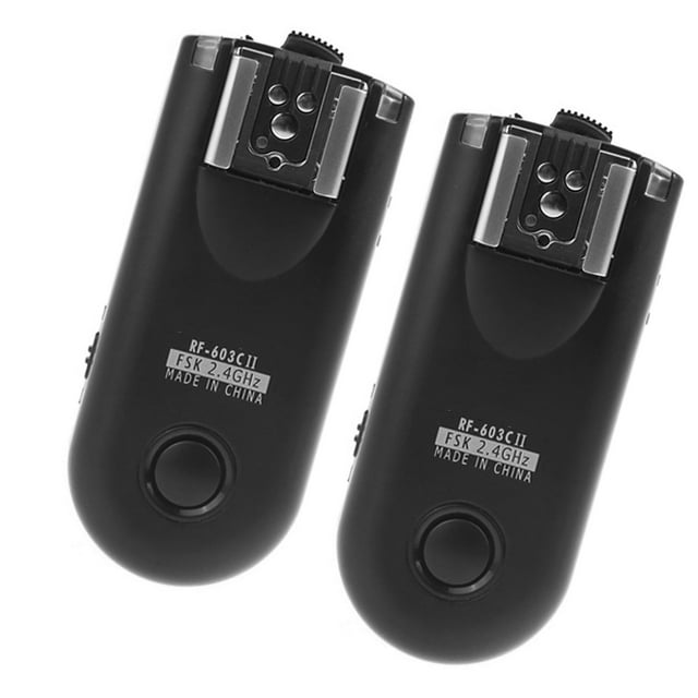 Amdohai RF-603C II Télécommande Sans Fil Flash Trigger C3 de Remplacement pour Canon 5D 1D 50D