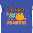 thumbnail image 4 of Inktastic Thanksgiving Sassy Lil Pumpkin with Fall Leaves Girls Baby Bodysuit, 4 of 5
