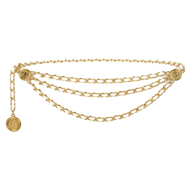 Gold waist belt chain hot sale