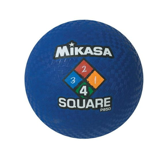 Mikasa Sports 1507816 8.5 dia. Rubber Cover Playground Ball, Blue - Round