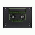 thumbnail image 4 of NavePoint 12U Server Rack Enclosure - 23.6” Deep, 12U Wall Mount Network Cabinet with Locking Glass Door for 19” IT Equipment, 12U Network Rack with 2 Fans, Removable Side Panels, Black, 4 of 7