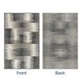 thumbnail image 2 of Memento Abstract Reversible Wool Area Rug, 2' 6" x 8', Runner, Memento Charcoal, 2 of 11