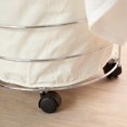 thumbnail image 2 of Jumbo Laundry Basket in Chrome Plate w Canvas Bag, 2 of 6