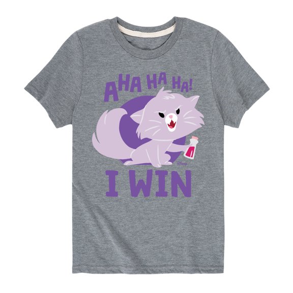 Disney Classics - Cats & Dogs - Yzma Cat I Win - Toddler And Youth Short Sleeve Graphic T-Shirt