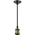 thumbnail image 3 of ZHAOCHENG Base para lámpara colgante Ineasicer E27, con cable trenzado de 1,5 m, para bombilla E27, lámpara colgante retro Edison, para restaurante, sala de estar, dormitorio y cocina (oro champán) PE, 3 of 5