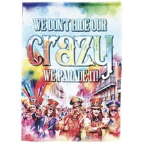 Dicksons Magnolia Garden Outdoor Flag Decoration For Garden, Yard, Or Walkway Standard 13 x 18, Weather Resistant Polyester, We Don't Hide Our Crazy