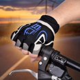 thumbnail image 2 of BOODUN 1 par de guantes transpirables para bicicleta de medio dedo para deportes de interior, gimnasio, fitness (L), 2 of 8