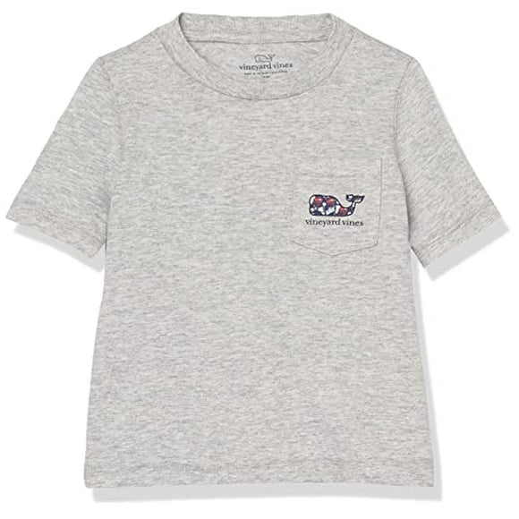 vineyard Vignes T-Shirt à Manches Courtes pour Garçons, Gris Chiné, 2T