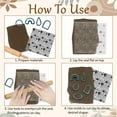 thumbnail image 3 of Silicone 1 pc Silicone Clay Texture Mat Clay Modeling Pattern Pad Cactus 140x140x3mm, 3 of 8