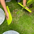 thumbnail image 4 of Heavy Duty Garden Rake - Green Plastic Tool for Sweeping Leaves and Snow, 4 of 7