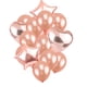 thumbnail image 5 of 15pcs Glitter Star Heart Globo de Látex Conjuntos Decoración Del Oro rosa, 5 of 9
