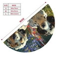 thumbnail image 3 of Sikiie Sunflower Field Spotted Dog 30-48 inches {designName} Print Christmas Tree Skirt Snowman Xmas Tree Skirt with Edge Christmas Decorations for Holiday Party48", 3 of 7