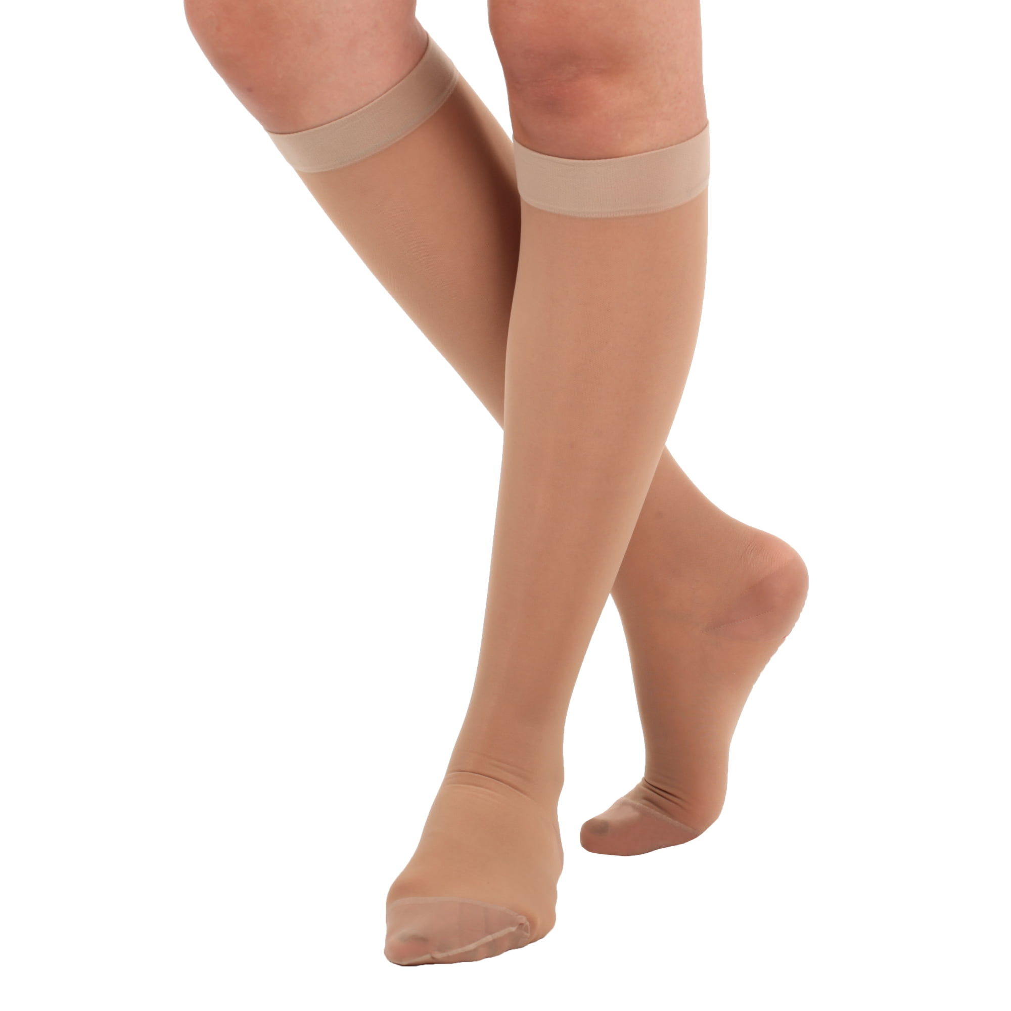 Absolute Support 1520mmHg Medium Support Natural Medium Sheer Women's