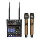 thumbnail image 4 of 4 Channel Audio Mixer Console with Microphones DJ Mixer Studio Sound Mixers for Gloria consola mezcladora de audio, 4 of 9