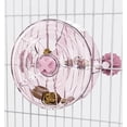 thumbnail image 1 of Creative bird foraging system turntable feeder, seed food ball rotating training toy, creative bird toy, suitable for small and medium-sized parrots.,Pink, 1 of 3