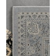 thumbnail image 7 of Unique Loom Reza Collection Area Rug - Washington (10' x 13' 1" Rectangle Gray/Black), 7 of 7