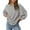 Light Grey, variant on PRETTYGARDEN Oversized Sweatshirt for Women Fashion Crewneck Long Sleeve Pullover Waffle Knit Tops Fall Trendy Clothes