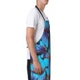 thumbnail image 5 of Cauagu Blue Butterflies Aprons with Pockets,Waterproof Apron for Women,Kitchen Cooking Apron Adjustable Bib Aprons Chef Apron for Cooking,Drawing,Crafting, 5 of 8