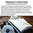 thumbnail image 3 of 3pcs Elderly Button Dressing Aid hook dressing aid Seniors Hook Zipper Pull Helper Button Quick Puller Stainless Steel, 3 of 9