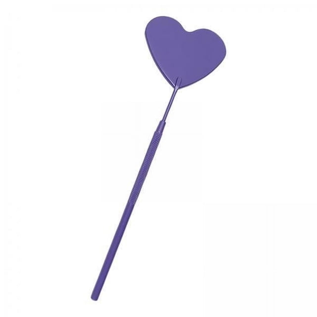 5xHeart Design Espejo De Pestañas Profesional Mini Para Observar Pequeños Detalles Púrpura