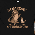 thumbnail image 4 of Inktastic Someday I'll Rock a Beard Like My Godfather-bearded Dragons Boys or Girls Baby T-Shirt, 4 of 5