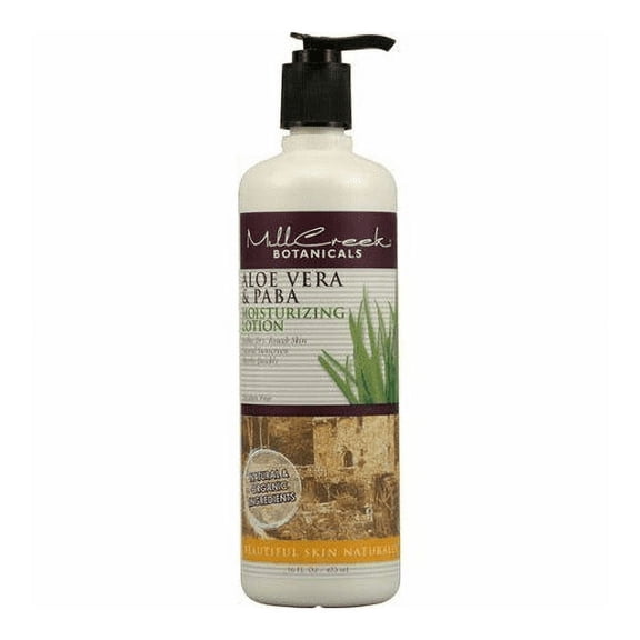 Mill Creek Aloe Vera and PABA Moisturizing Lotion Natural Sunscreen 16 fl Oz