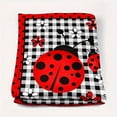 thumbnail image 3 of Soft & Warm Flannel Cozy Ladybug Print Throw Blanket - Versatile for Couch, Office Bed, Camping & Travel, 3 of 6