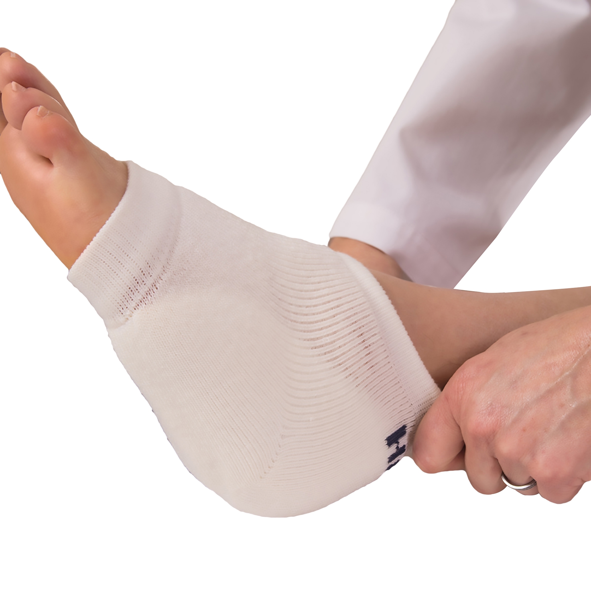 Heelbo Heel / Elbow Protection Sleeve White Large Slip-On D 12039, 12 Ct