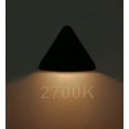thumbnail image 5 of GKOplus Low Voltage 12-24V AC/DC 2W LED Deck Lights, Triangle Landscape Post Fence Light , Rated for Wet Location, Die-cast Aluminum, Accent Lighting Fixtures with Black Powder Coated Finish (6-Pack), 5 of 5